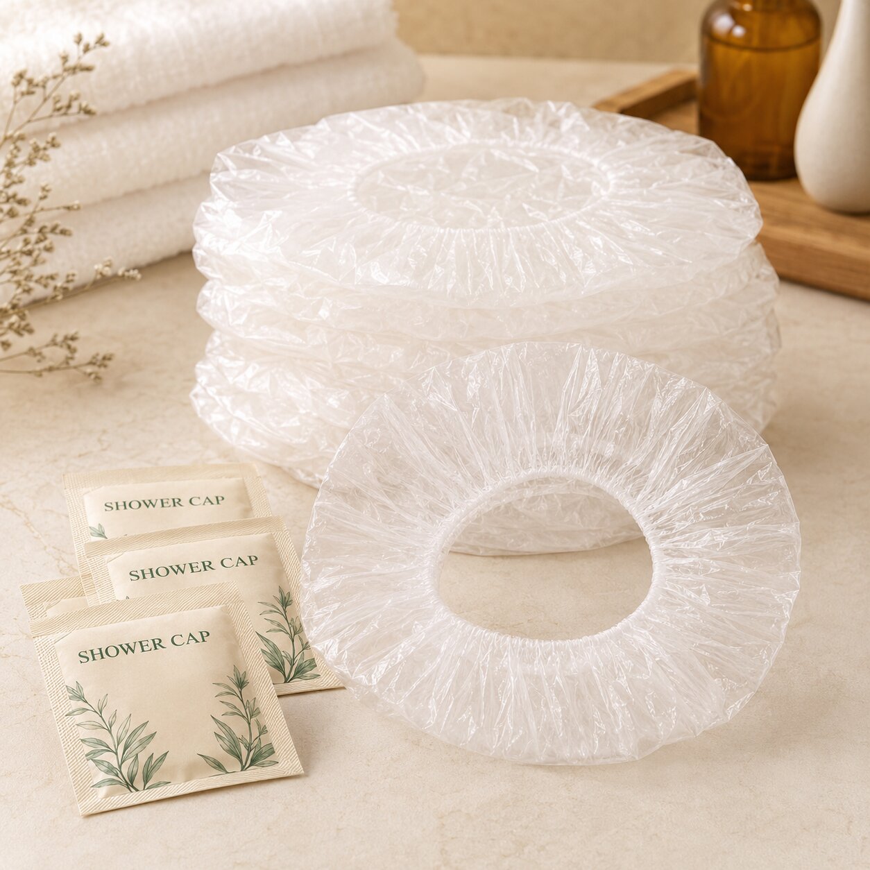 Hotel Shower Cap from Mirah Belle Hospitality