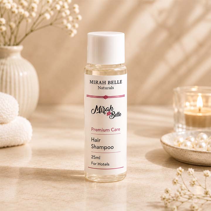 Guest Shampoo 25 ml from Mirah Belle Hospitality